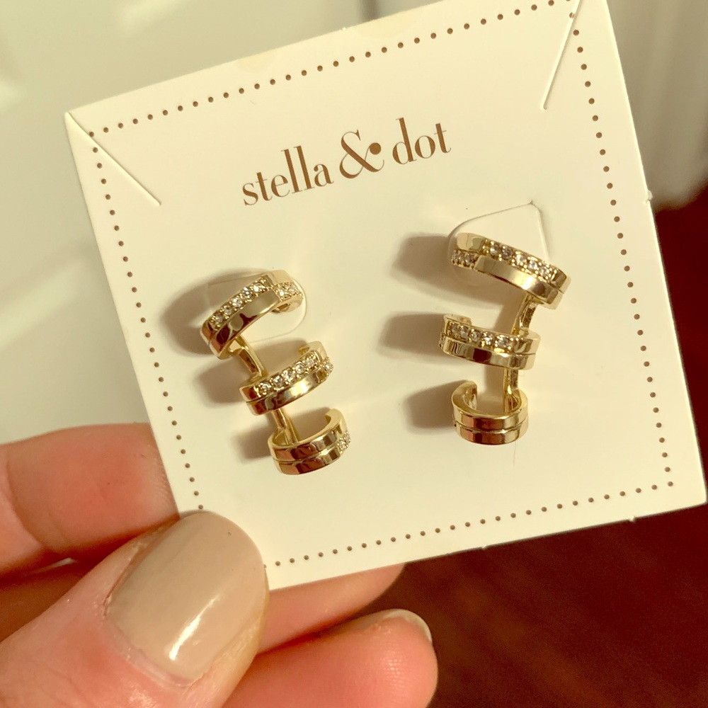 NWOT Stella & Dot Paver Earrings